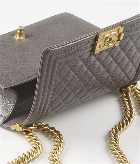 chanel grained calfskin.